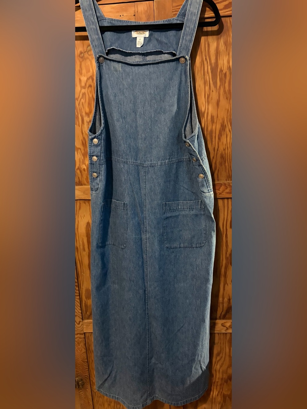 Talbots Blue Denim Pinafore Maxi Dress. Women’s size 8. Very good condition. - Picture 2 of 7